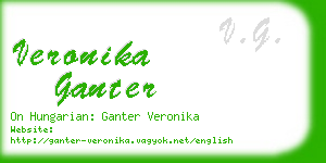 veronika ganter business card